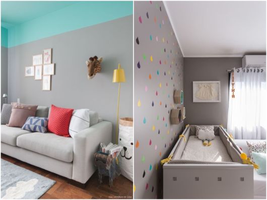 decoração colorida