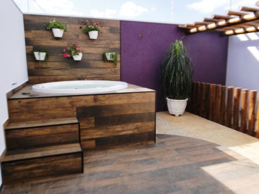 Piso vinílico para quintais e varandas