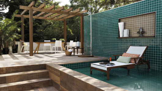 Porcelanato para quintais e varandas