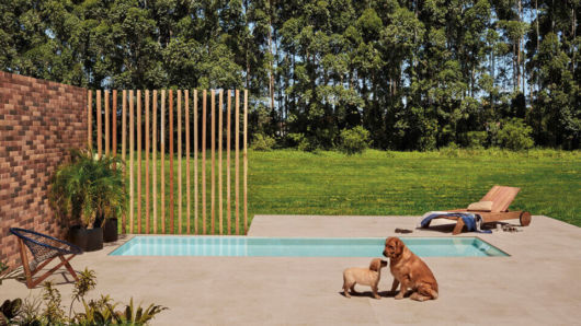 Porcelanato para quintais e varandas