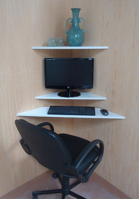 prateleira de canto branca