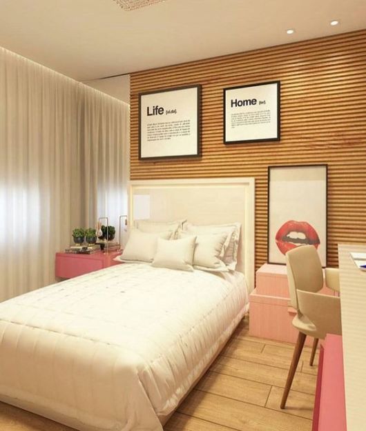 quarto feminino moderno
