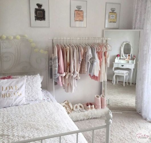 decoração clean quarto tumblr