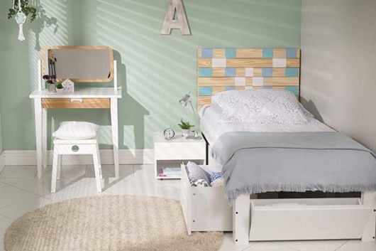 Quarto pequeno para meninas e mulheres