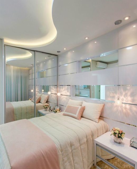 Quarto para meninas e mulheres branco