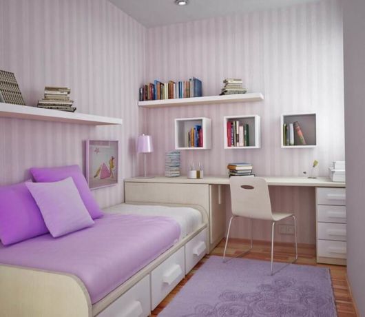 Quarto pequeno para meninas e mulheres