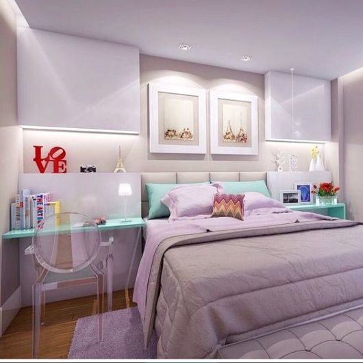 Quarto para meninas e mulheres moderno