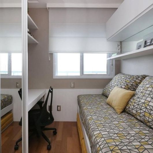 quarto pequeno planejado