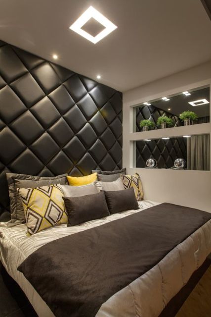quarto moderno preto