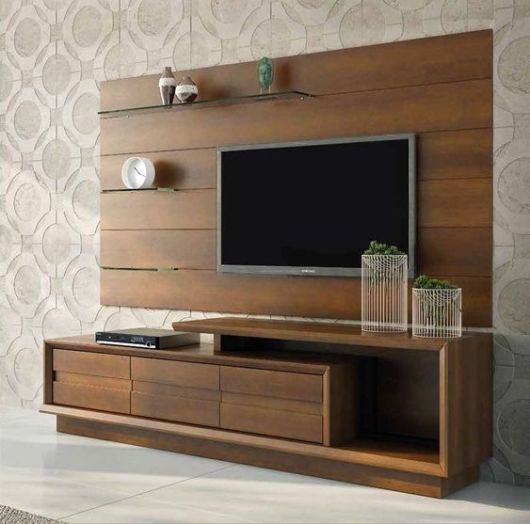 rack para sala pequena com painel