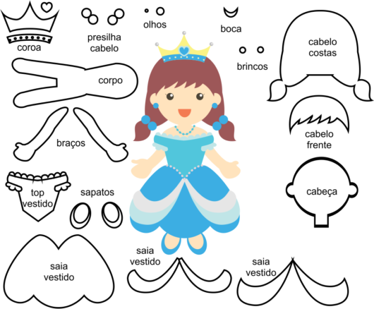 molde de bonecas de EVA