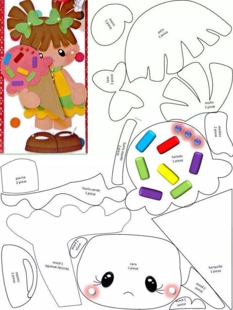 molde de bonecas de EVA