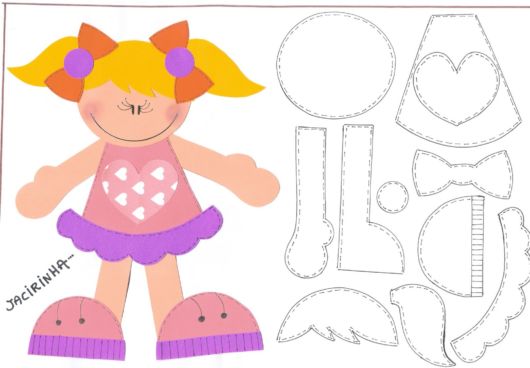 molde de bonecas de EVA