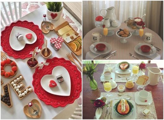 como montar café da manhã na mesa