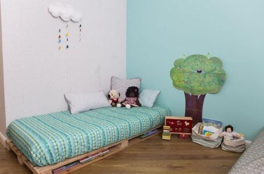 cama simples criança