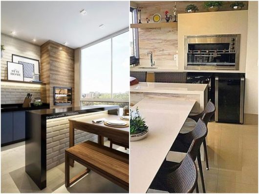 churrasqueira com bancada