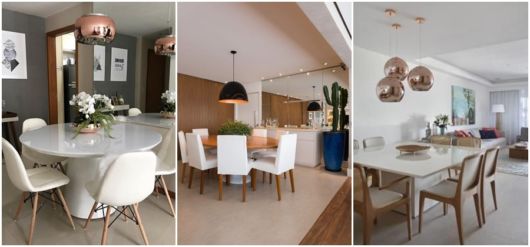 ideias para sala de jantar moderna