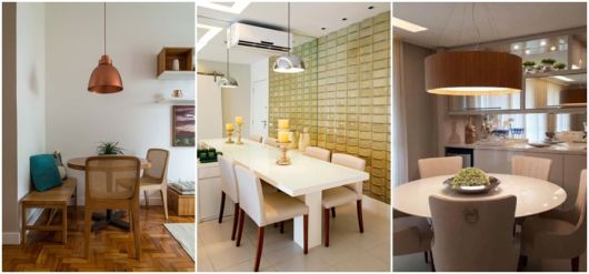 ideias para sala de jantar pequena