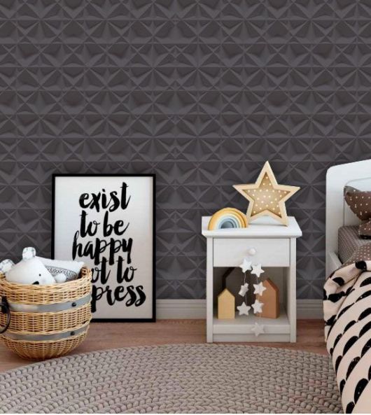 Revestimento 3D adesivo cinza