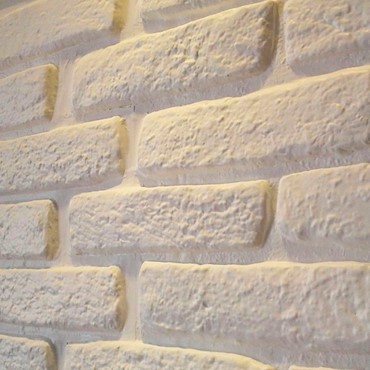 Revestimento 3D tijolinho branco