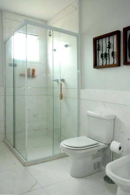 Box para banheiro em L