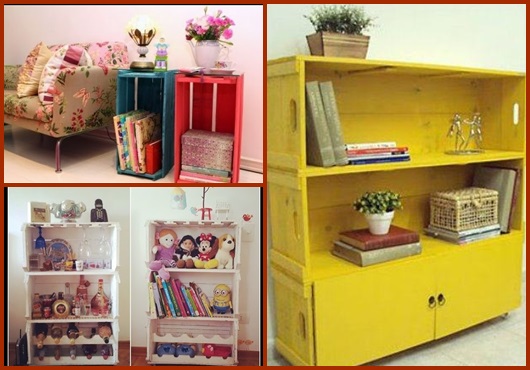 Caixote de madeira inspirações