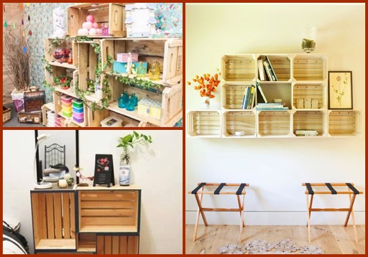 Caixote de madeira inspirações