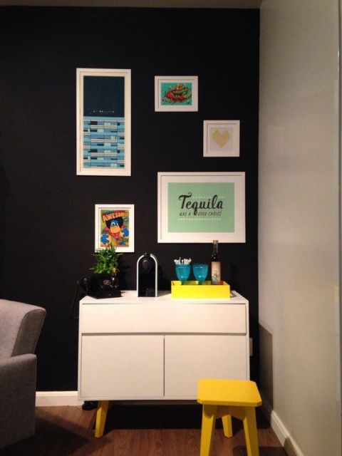 Cantinho do café na sala