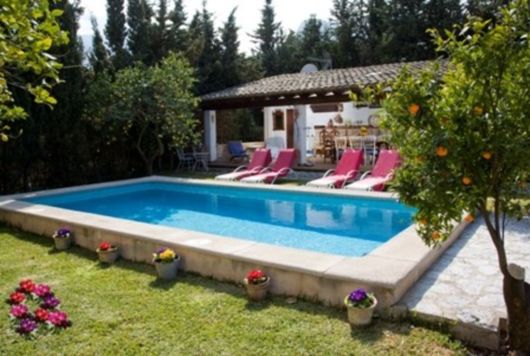 Casas de campo: casa com piscina
