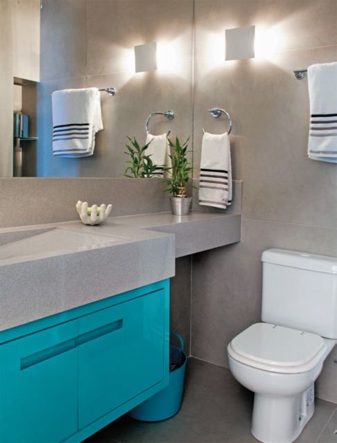 Banheiro com granito