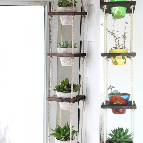 Horta em painel de madeira