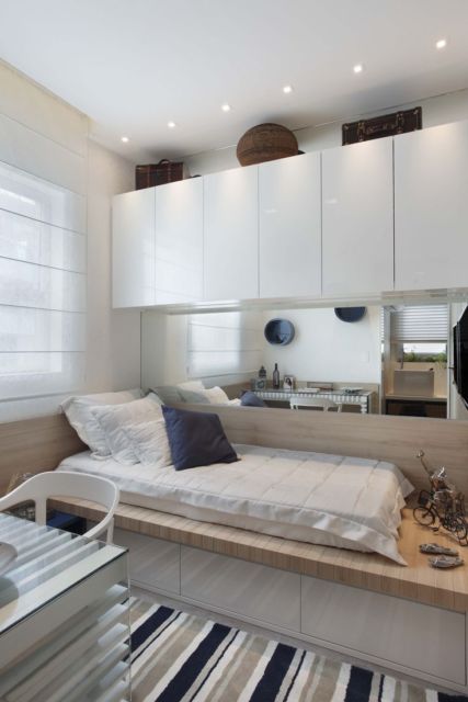 quarto de solteiro planejado