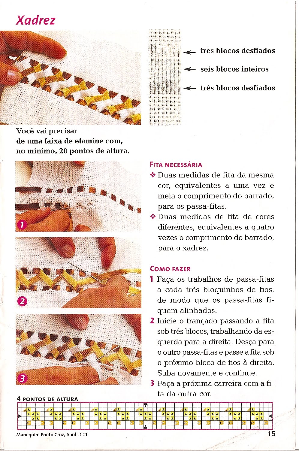 bordado passo a passo