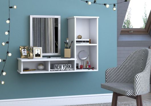 Penteadeira suspensa