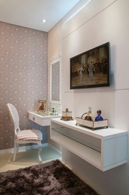 Penteadeira suspensa