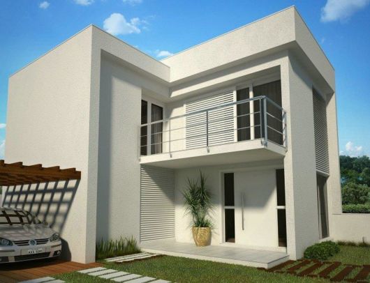 sobrado clean com sacada.