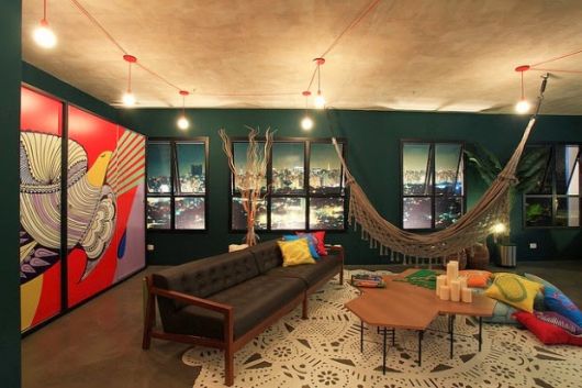 decoração descolada e jovem