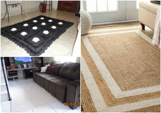 modelos de tapete retangular