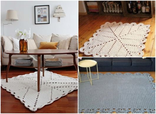 modelos de tapete quadrado