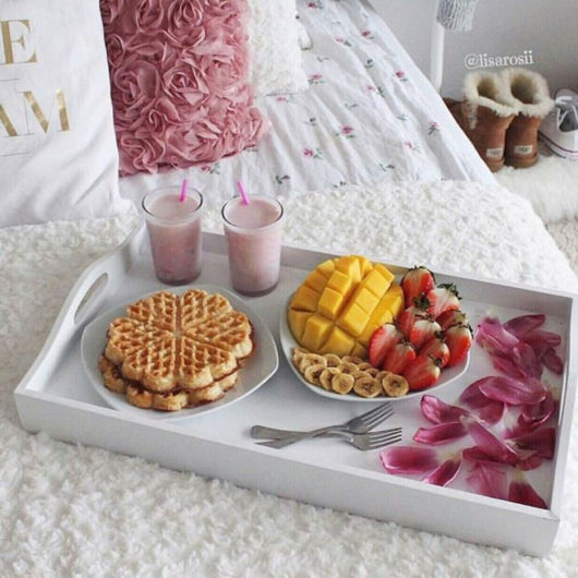 bandeja de café da manhã