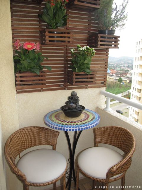 Enfeite de parede de plantas.