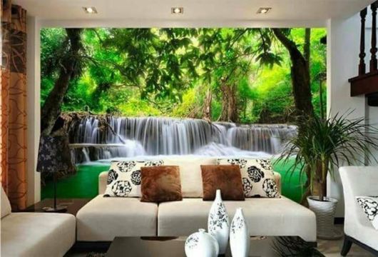 Porcelanato líquido 3D na parede