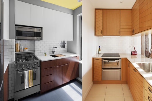 Tijolo branco na cozinha