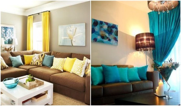 cores de cortina para sala