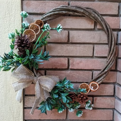 Enfeites rústicos de natal 44