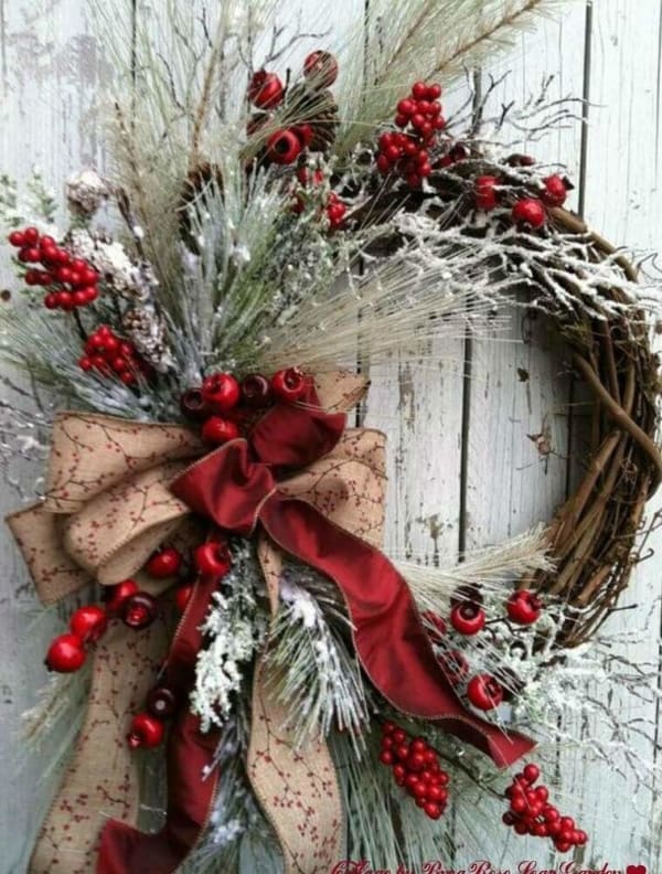 Enfeites rústicos de natal 45