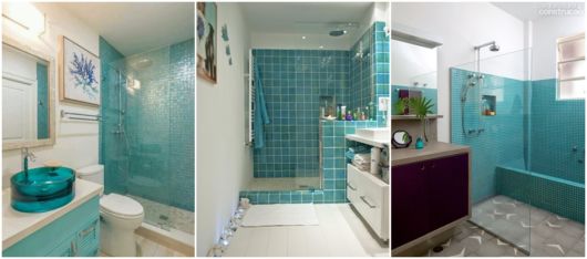 ideias para banheiro turquesa