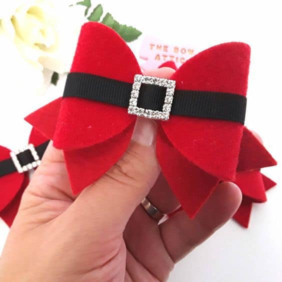 decoração de natal com feltro 50