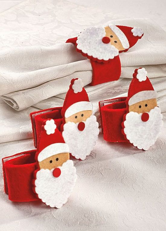 decoração de natal com feltro 51