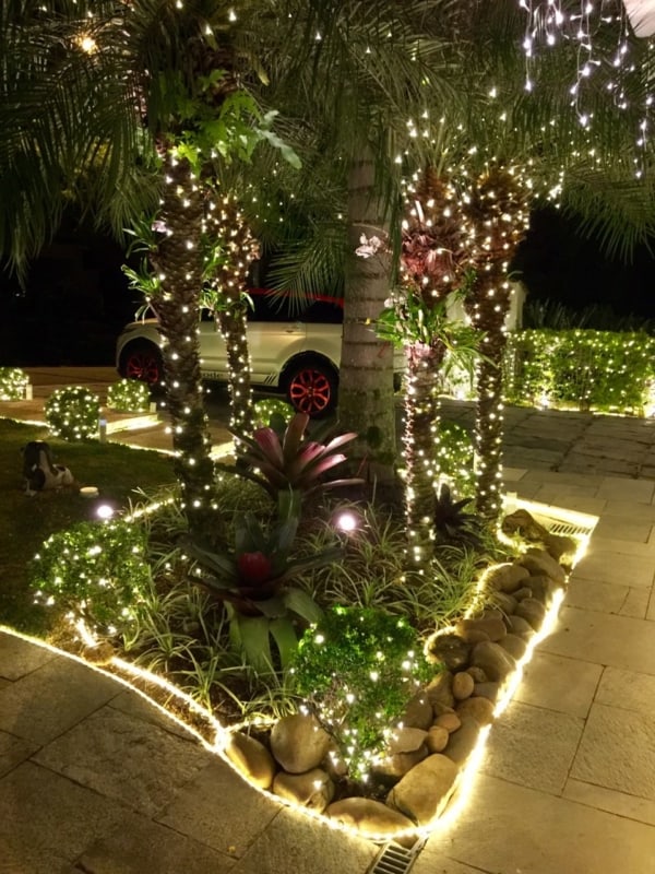 enfeites com madeira para jardim de natal 17